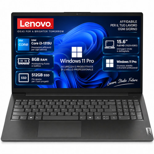 Notebook lenovo 1315u 8gb - i3-1315u,