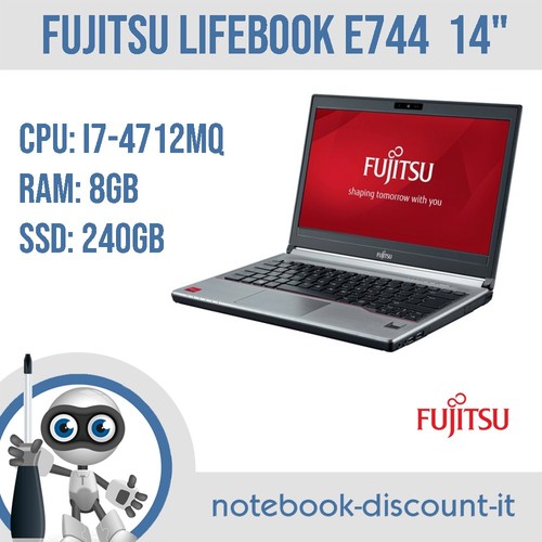 Notebook fujitsu lifebook - fujitsu,