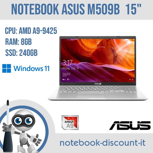 Notebook asus m509b portatile - m509b,